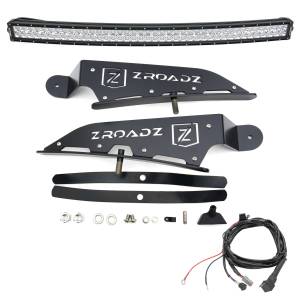 ZROADZ - Z335761-KIT-C | ZROADZ Front Roof LED Kit with (1) 40 Inch LED Curved Double Row Light Bar (2015-2018 Ranger) - Image 2