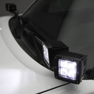 ZROADZ - Z360002 | ZROADZ Hood Hinge Adapter Plate To Mount (4) 3 Inch LED Pod Lights | Universal - Image 7