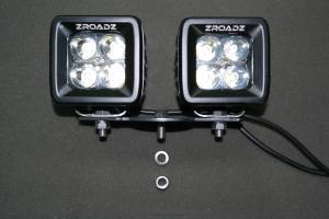 ZROADZ - Z360002 | ZROADZ Hood Hinge Adapter Plate To Mount (4) 3 Inch LED Pod Lights | Universal - Image 8