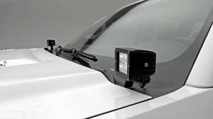 ZROADZ - Z361221 | ZROADZ Hood Hinge LED Bracket to mount (2) 3 Inch LED Pod Lights (2015-2019 Silverado 2500 HD, 3500 HD) - Image 4