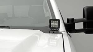 ZROADZ - Z361221 | ZROADZ Hood Hinge LED Bracket to mount (2) 3 Inch LED Pod Lights (2015-2019 Silverado 2500 HD, 3500 HD) - Image 6