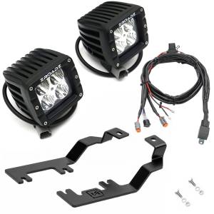 ZROADZ - Z362081-KIT2 | ZROADZ Hood Hinge LED Kit with (2) 3 Inch LED Pod Lights (2014-2018 Silverado, Sierra 1500) - Image 2