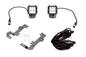 Z362181-KIT2 | ZROADZ Hood Hinge LED Kit Incl. (2) 3 Inch LED Pod Lights (2019-2022 Silverado 1500)