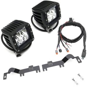 ZROADZ - Z362181-KIT2 | ZROADZ Hood Hinge LED Kit Incl. (2) 3 Inch LED Pod Lights (2019-2022 Silverado 1500) - Image 2