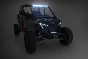 Rough Country - 93160 | Rough Country Front Facing 30 Inch LED Light Kit For Polaris RZR Turbo R | 2022-2023 | Black Series - Image 3