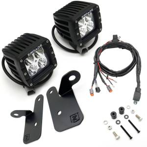 Z364941-KIT2 | ZROADZ A Pillar LED Kit with (2) 3 Inch LED Pod Lights (2018-2023 Wrangler JL | 2020-2023 Gladiator JT)