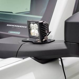 ZROADZ - Z365401-KIT2 | ZROADZ Mirror/Ditch Light LED KIT, Includes (2) 3 inch ZROADZ White LED Pod Lights (2021-2023 Bronco) - Image 8