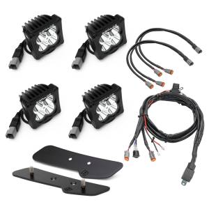 ZROADZ - Z365401-KIT4AW | ZROADZ Mirror/Ditch Light LED KIT, Includes (2) 3 inch ZROADZ White and (2) Amber LED Pod Lights (2021-2023 Bronco) - Image 2