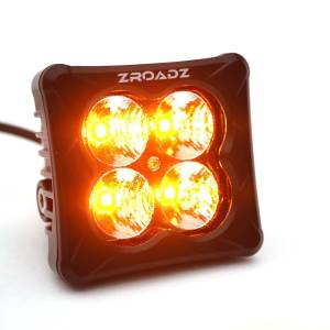 ZROADZ - Z365401-KIT4AW | ZROADZ Mirror/Ditch Light LED KIT, Includes (2) 3 inch ZROADZ White and (2) Amber LED Pod Lights (2021-2023 Bronco) - Image 8