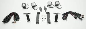 ZROADZ - Z365462-KIT4 | ZROADZ Hood Hinge LED Kit with (4) 3 Inch LED Pod Lights (2011-2016 F250, F350 Super Duty) - Image 1