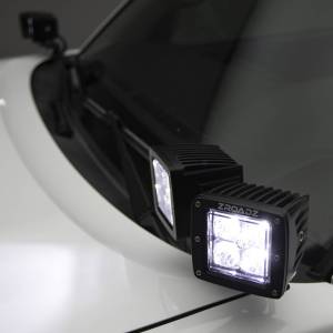 ZROADZ - Z365601-KIT4 | ZROADZ Hood Hinge LED Kit with (4) 3 Inch LED Pod Lights (2004-2014 F150 Pickup) - Image 7