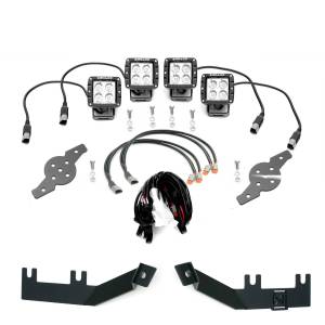 ZROADZ - Z365631-KIT4 | ZROADZ Hood Hinge LED Kit with (4) 3 Inch LED Pod Lights (2008-2010 F250, F350 Super Duty) - Image 2