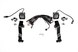 ZROADZ - Z365701-KIT2 | ZROADZ Hood Hinge LED Kit with (2) 3 Inch LED Pod Lights (2017-2020 Raptor) - Image 2