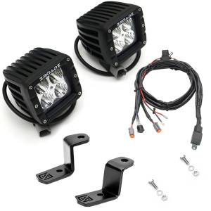 Z365711-KIT2 | ZROADZ Hood Hinge LED Kit with (2) 3 Inch LED Pod Lights (2018-2023 F150)