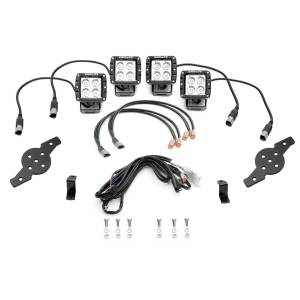 ZROADZ - Z365711-KIT4 | ZROADZ Hood Hinge LED Kit with (4) 3 Inch LED Pod Lights (2018-2023 F150) - Image 2