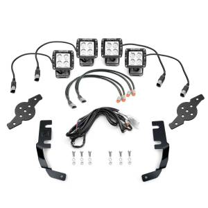 Z365821-KIT4 | ZROADZ Hood Hinge LED Kit with (4) 3 Inch LED Pod Lights (2019-2023 Ranger)