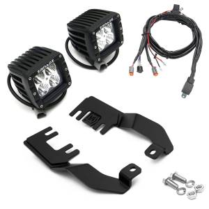 Z367871-KIT2 | ZROADZ Hood Hinge LED Kit with (2) 3 Inch LED Pod Lights (2010-2017 Patrol)