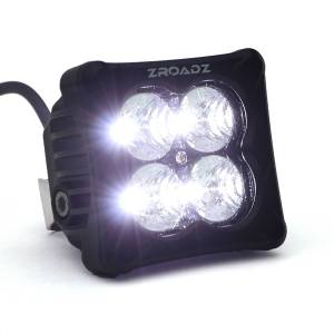 ZROADZ - Z369671-KIT4 | ZROADZ Hood Hinge LED Kit with (4) 3 Inch ZROADZ LED Pod Lights (2022-2023 Tundra) - Image 6