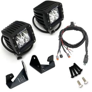 ZROADZ - Z374814-KIT | ZROADZ A Pillar LED Kit with (2) 3 Inch LED Pod Lights (2007-2018 Wrangler JK) - Image 2