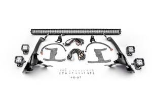 ZROADZ - Z374831-KIT4 | ZROADZ Front Roof LED Kit with (1) 50 Inch LED Straight Double Row Light Bar and (4) 3 Inch LED Pod Lights (2018-2023 Wrangler JL | 2020-2023 Gladiator JT) - Image 1