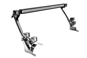 ZROADZ - Z374831-KIT4 | ZROADZ Front Roof LED Kit with (1) 50 Inch LED Straight Double Row Light Bar and (4) 3 Inch LED Pod Lights (2018-2023 Wrangler JL | 2020-2023 Gladiator JT) - Image 4