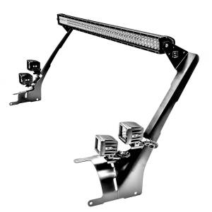 ZROADZ - Z374831-KIT4 | ZROADZ Front Roof LED Kit with (1) 50 Inch LED Straight Double Row Light Bar and (4) 3 Inch LED Pod Lights (2018-2023 Wrangler JL | 2020-2023 Gladiator JT) - Image 10