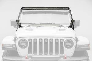 ZROADZ - Z374831-BK4 | ZROADZ Front Roof LED Bracket to mount (1) 50 or 52 Inch Staight LED Light Bar and (4) 3 Inch LED Pod Lights (2018-2023 Wranlger JL | 2020-2023 Gladiator JT) - Image 7