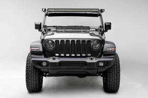 ZROADZ - Z374831-BK2 | ZROADZ Front Roof LED Bracket to mount (1) 50 or 52 Inch Staight LED Light Bar and (2) 3 Inch LED Pod Lights (2018-2023 Wranlger JL | 2020-2023 Gladiator JT) - Image 8