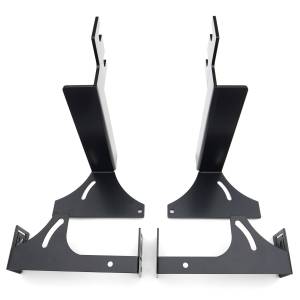 ZROADZ - Z381221 | ZROADZ Rear Bumper LED Bracket to mount (2) 6 Inch Straight Light Bar (2015-2019 Silverado, Sierra 2500 HD, 3500 HD | Non Diesel) - Image 1