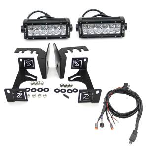 Z384551-KIT | ZROADZ Rear Bumper LED Kit with (2) 6 Inch LED Straight Double Row Light Bars (2015-2018 Ram 1500 Rebel)