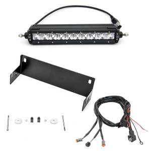 ZROADZ - Z384931-KIT | ZROADZ Rear Bumper LED Kit with (1) 10 Inch LED Single Row Slim Light Bar (2018-2023 Wrangler JL) - Image 2