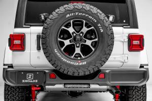 ZROADZ - Z384931-KIT | ZROADZ Rear Bumper LED Kit with (1) 10 Inch LED Single Row Slim Light Bar (2018-2023 Wrangler JL) - Image 10