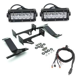 ZROADZ - Z387581-KIT | ZROADZ Rear Bumper LED Kit with (2) 6 Inch LED Straight Double Row Light Bars (2016-2019 Titan) - Image 1