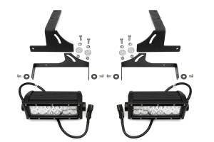 Z389401-KIT | ZROADZ Rear Bumper LED Kit with (2) 6 Inch LED Straight Double Row Light Bars (2016-2023 Tacoma)