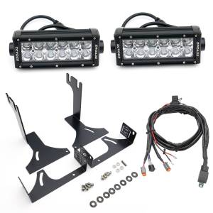 Z389641-KIT | ZROADZ Rear Bumper LED Kit with (2) 6 Inch LED Straight Double Row Light Bars (2014-2021 Tundra)