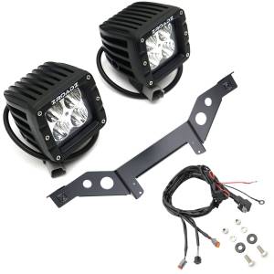 ZROADZ - Z394951-KIT | ZROADZ Rear Tire LED Kit with (2) 3 Inch LED Pod Lights (2018-2023 Wrangler JL) - Image 1