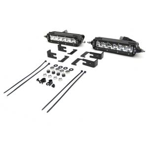 ZROADZ - Z412281-KIT | ZROADZ OEM Grille LED Kit with (2) 6 Inch LED Straight Single Row Slim Light Bars (2019-2022 Sierra 1500) - Image 3