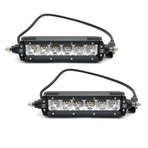 ZROADZ - Z412281-KIT | ZROADZ OEM Grille LED Kit with (2) 6 Inch LED Straight Single Row Slim Light Bars (2019-2022 Sierra 1500) - Image 5