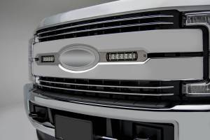 ZROADZ - Z415473-KIT | ZROADZ OEM Grille LED Kit with (2) 6 Inch LED Straight Single Row Slim Light Bars (2017-2019 F250, F350 Super Duty | King Ranch, Lariat) - Image 7