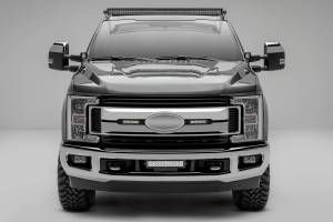 ZROADZ - Z415571-KIT | ZROADZ OEM Grille LED Kit with (2) 6 Inch LED Straight Single Row Slim Light Bars (2017-209 F250, F350 Super Duty | STX, XL, XLT) - Image 4