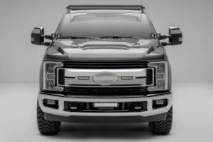 ZROADZ - Z415573-KIT | ZROADZ OEM Grille LED Kit with (2) 6 Inch LED Straight Single Row Slim Light Bars (2017-2019 F250, F350 Super Duty | STX, XL, XLT ) - Image 4