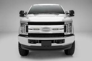 ZROADZ - Z415573-KIT | ZROADZ OEM Grille LED Kit with (2) 6 Inch LED Straight Single Row Slim Light Bars (2017-2019 F250, F350 Super Duty | STX, XL, XLT ) - Image 5