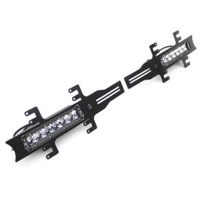 ZROADZ - Z415581-KIT | ZROADZ OEM Grille LED Kit with (2) 6 Inch LED Straight Single Row Slim Light Bars (2018-2020 F150 | Platinum) - Image 2