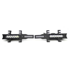 ZROADZ - Z415581-KIT | ZROADZ OEM Grille LED Kit with (2) 6 Inch LED Straight Single Row Slim Light Bars (2018-2020 F150 | Platinum) - Image 3