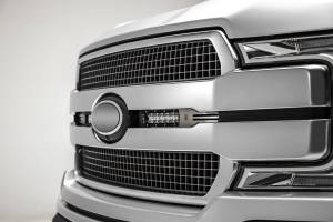 ZROADZ - Z415583-KIT | ZROADZ OEM Grille LED Kit with (2) 6 Inch LED Straight Single Row Slim Light Bars (2018-2020 F150 | Platinum) - Image 9