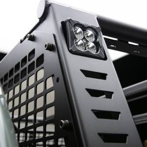 ZROADZ - Z859101 | ZROADZ MOLLE Overland Truck Rack with (2) 3 Inch White ZROADZ LED Pod Lights and Universal Wiring Harness (2016-2023 Tacoma) - Image 5