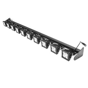 ZROADZ - Z934831-KITAW | ZROADZ Multi-LED Roof Cross Bar , Includes (10) 3-Inch ZROADZ Light Pods (2018-2023 Wrangler JL, 2020-2023 Gladiator JT) - Image 2