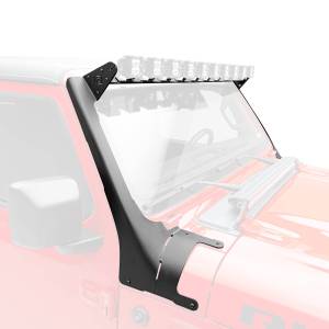 ZROADZ - Z934931 | ZROADZ Multi-LED Roof Cross Bar and A-Pillar Brackets ONLY, Holds (10) 3-Inch ZROADZ Light Pods (Not Included) (2018-2023 Wrangler JL, 2020-2023 Gladiator JT) - Image 6