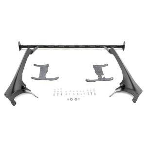 Z934931-BK2 | ZROADZ Multi-LED Roof Cross Bar and 2-Pod A-Pillar Brackets ONLY, Holds (12) 3-Inch ZROADZ Light Pods, (Not Included) (2018-2023 Wrangler JL, 2020-2023 Gladiator JT)