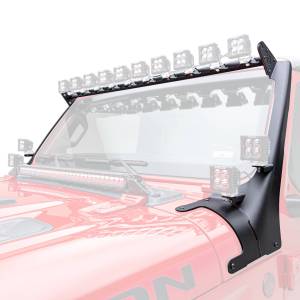 ZROADZ - Z934931-BK4 | ZROADZ Multi-LED Roof Cross Bar and 4-Pod A-Pillar Brackets ONLY, Holds (14) 3-Inch ZROADZ Light Pods, (Not Included) (2018-2023 Wrangler JL, 2020-2023 Gladiator JT) - Image 6